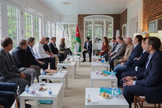 Dr. Ahmad Nsour Meets HRH Crown Prince Al Hussein bin Abdullah II